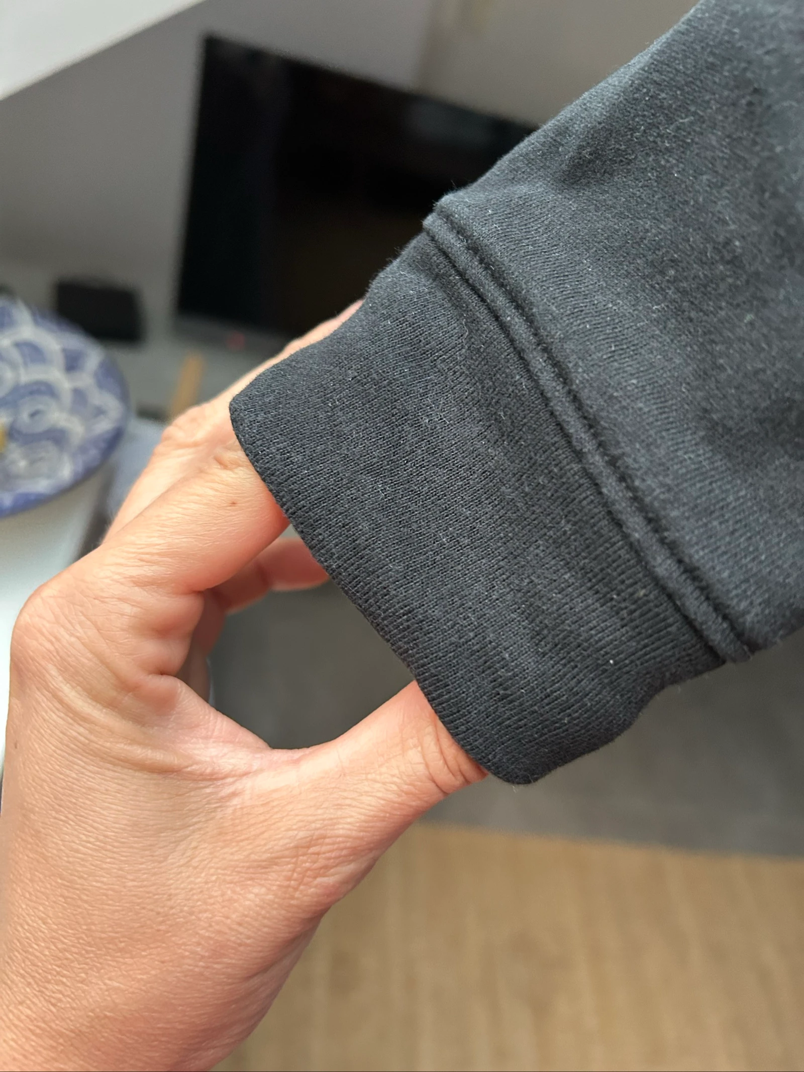 Sudadera con cremallera Comme des Garçons negra – photo 5